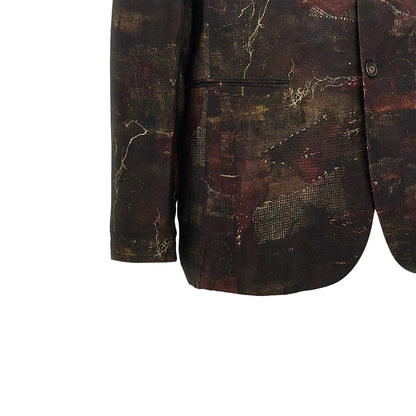 EMPORIO ARMANI Cupro twill jacket
