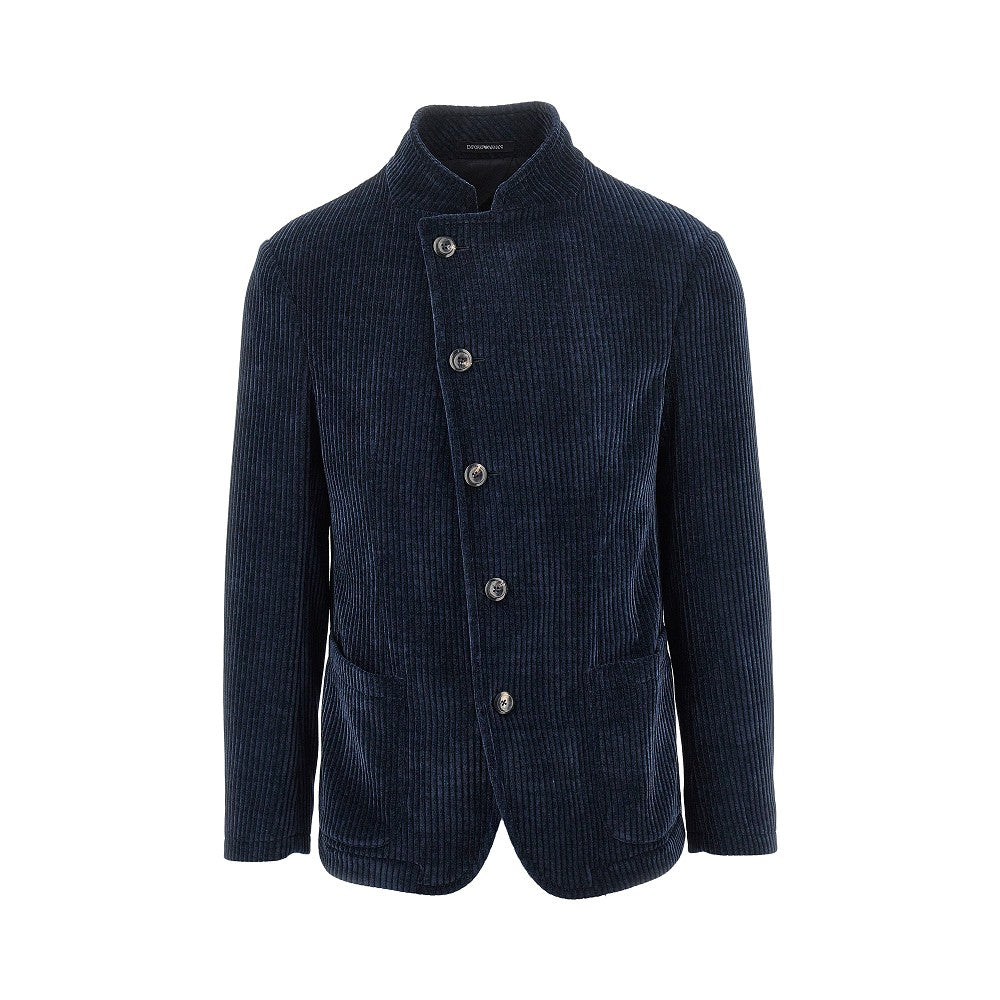 EMPORIO ARMANI Ribbed chenille jacket
