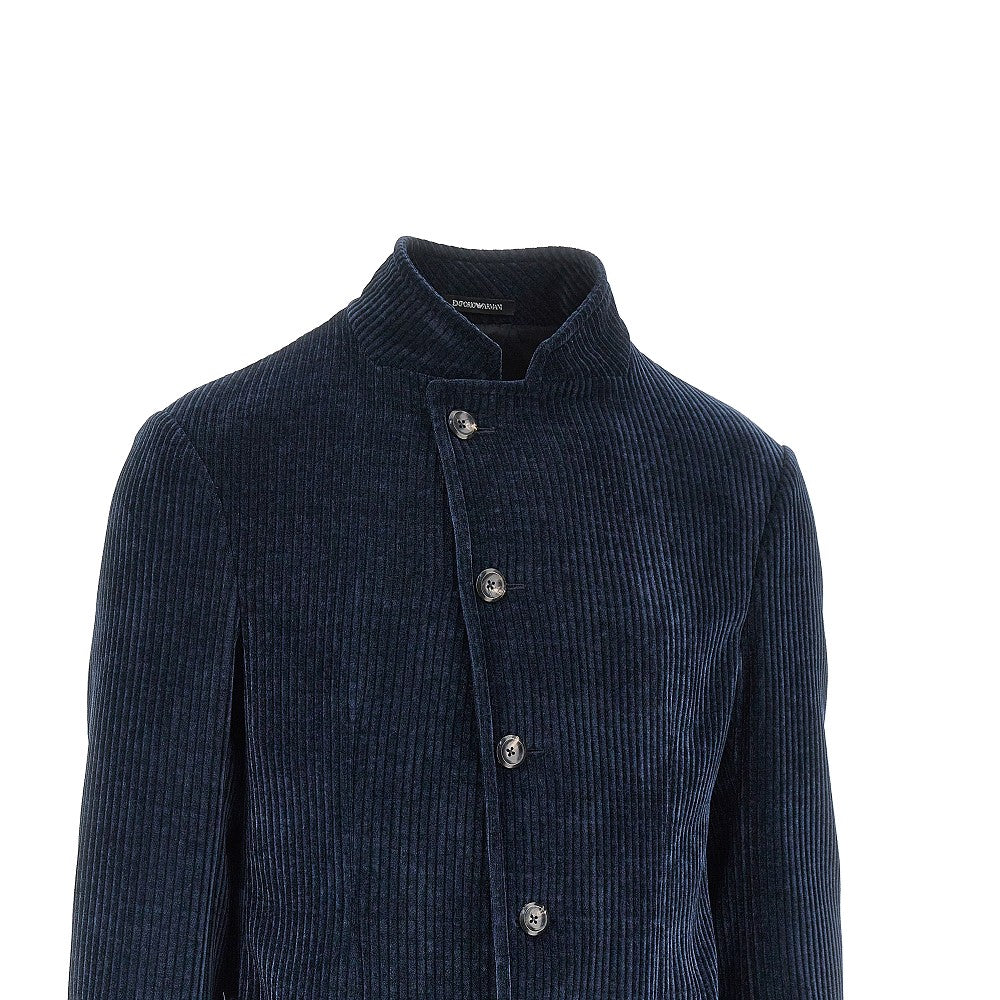 EMPORIO ARMANI Ribbed chenille jacket