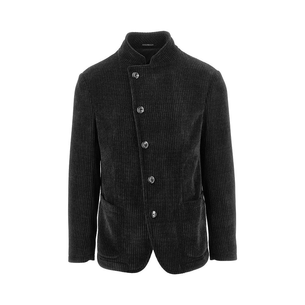 EMPORIO ARMANI Ribbed chenille jacket