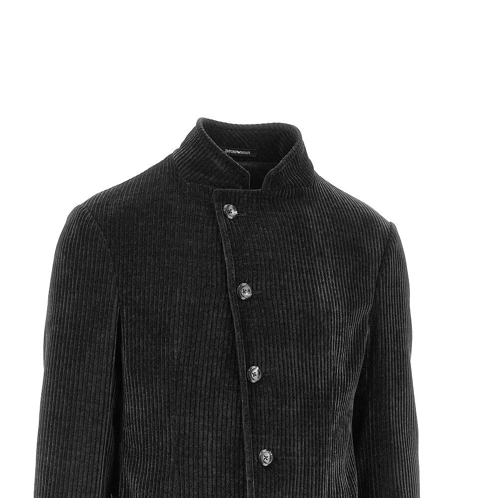 EMPORIO ARMANI Ribbed chenille jacket