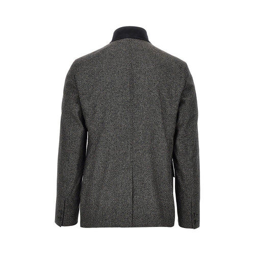 EMPORIO ARMANI Mouliné kniited jacket