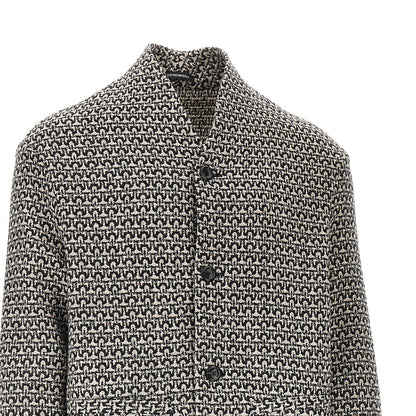 Emporio Armani Multicoloured wool jacket