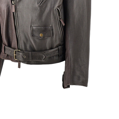 Emporio Armani Leather biker jacket