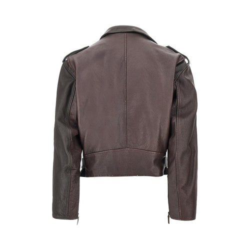 Emporio Armani Leather biker jacket