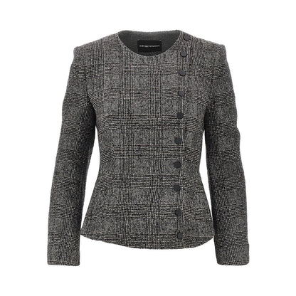 EMPORIO ARMANI Prince of Wales wool jacket
