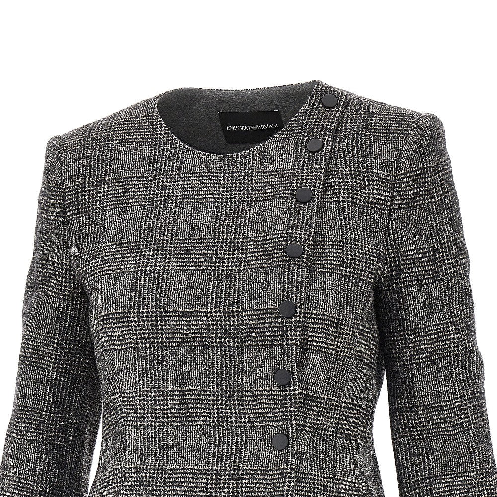 EMPORIO ARMANI Prince of Wales wool jacket