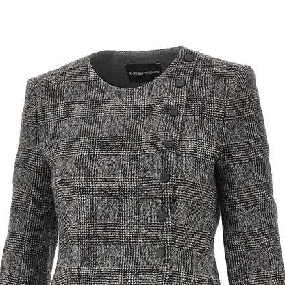 EMPORIO ARMANI Prince of Wales wool jacket