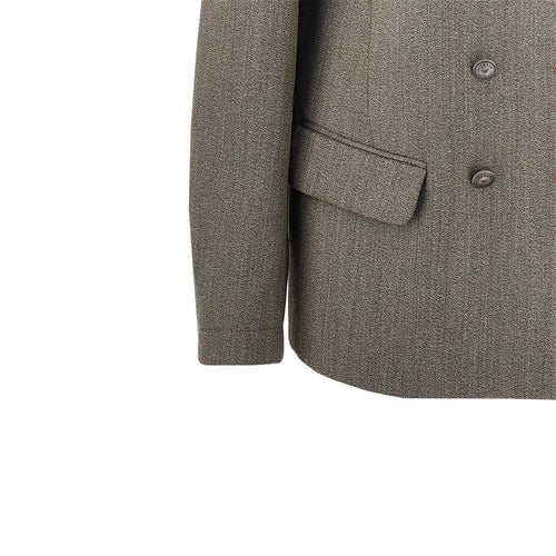 Emporio Armani Virgin wool double-breasted jacket