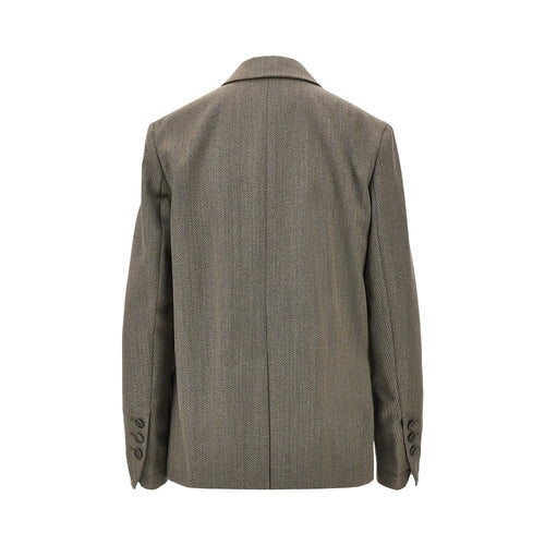 Emporio Armani Virgin wool double-breasted jacket