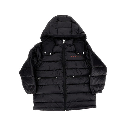 Marni Padded nylon hooded jacket
