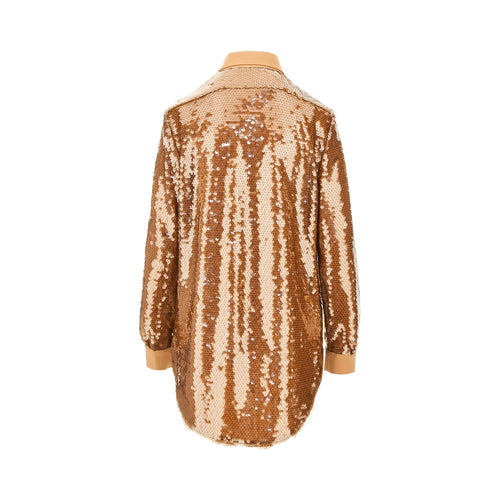 Alberta Ferretti Sequinned oversized shirt
