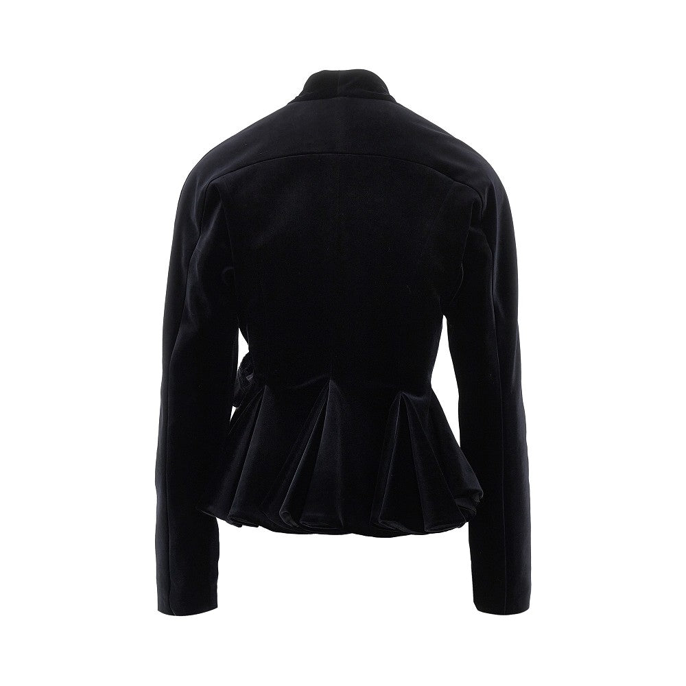 Alberta Ferretti Velvet jacket with bow