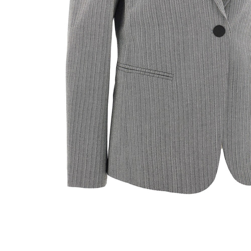 Alberta Ferretti Pinstriped tailored single-breasted jacket