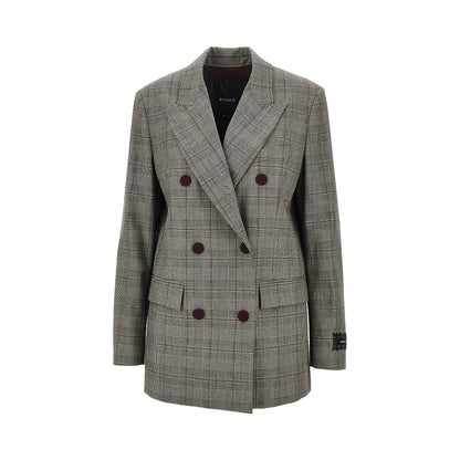 PINKO Prince of Wales double-breasted jacket