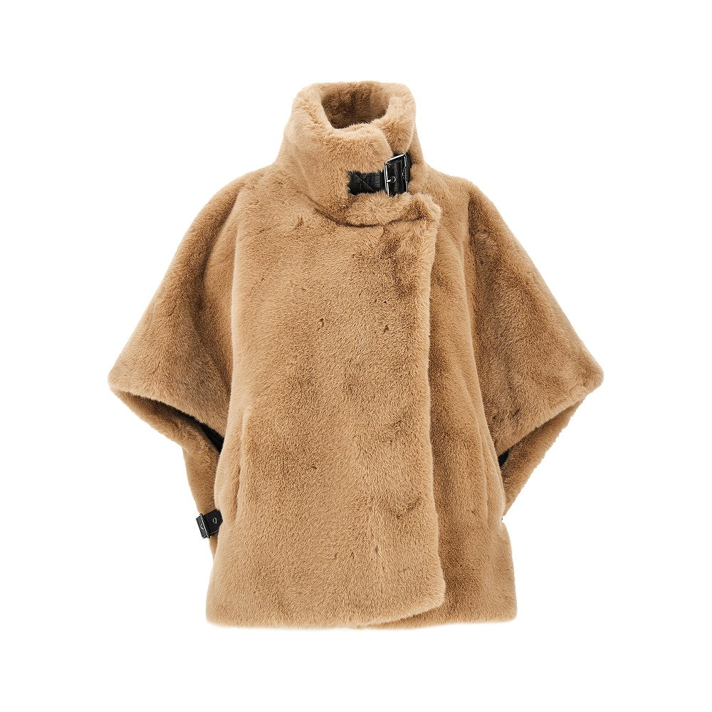 PINKO Faux fur cape