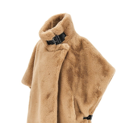 PINKO Faux fur cape