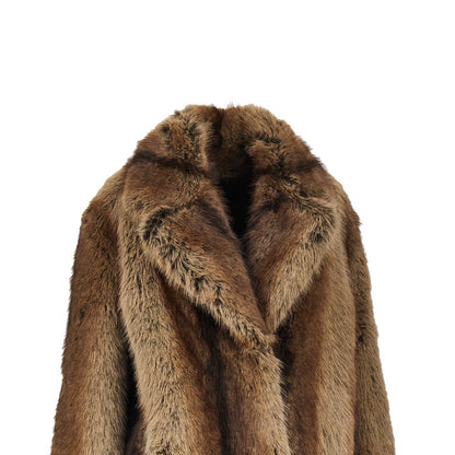 PINKO Faux fur overszed jacket