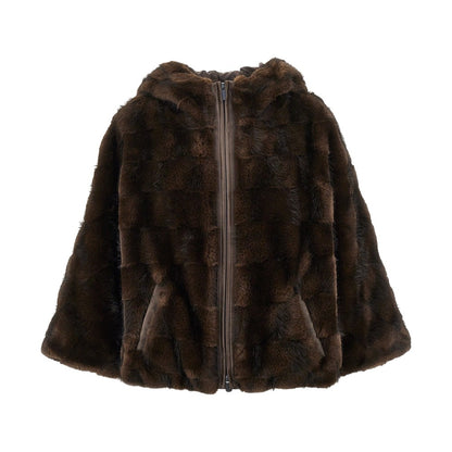 PINKO Faux fur blouson jacket
