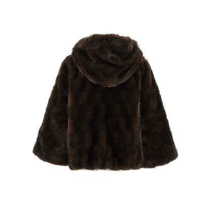 PINKO Faux fur blouson jacket