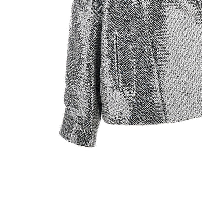PINKO Sequinned chevron cloth jacket