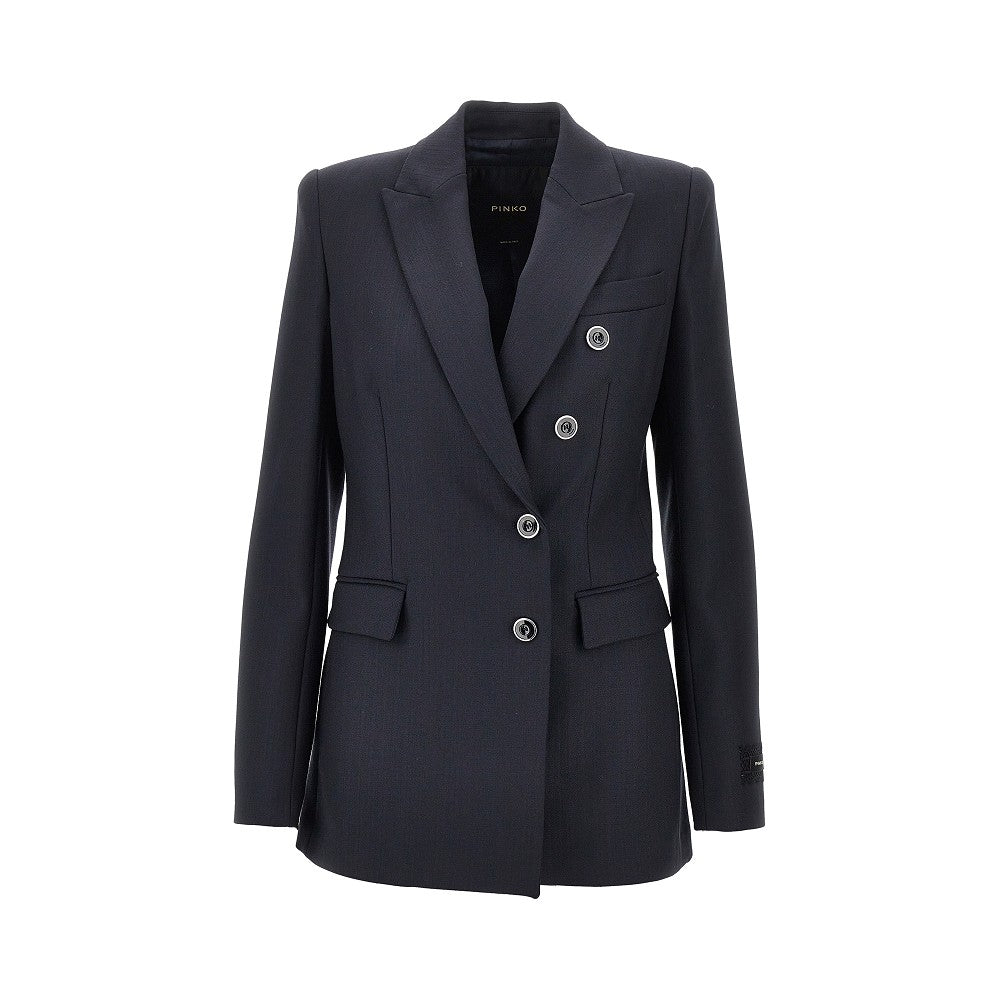 PINKO Wool-blend double-breasted colsure