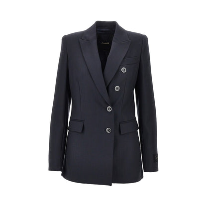 PINKO Wool-blend double-breasted colsure