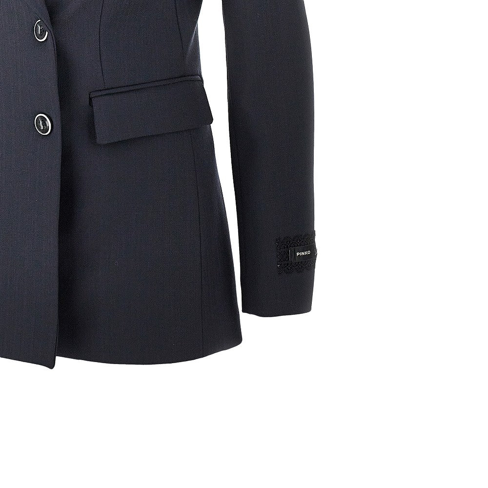 PINKO Wool-blend double-breasted colsure