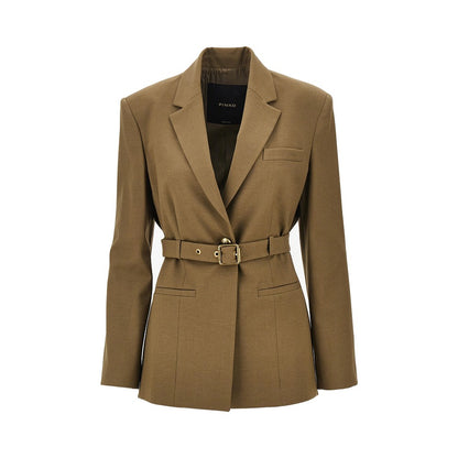 PINKO Gabardine jacket with belt
