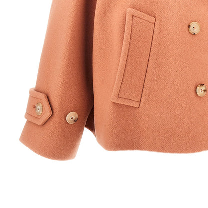 Chloé Oversized double-breasted wool peacoat