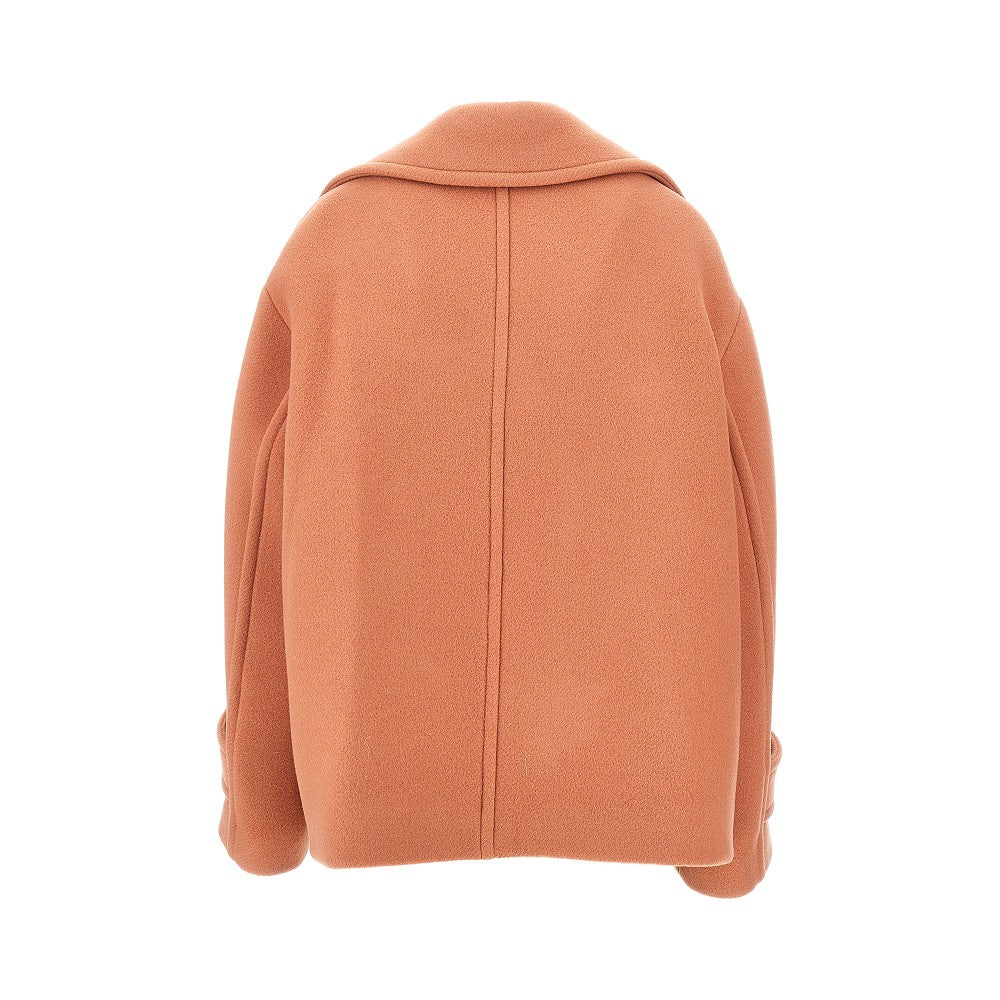 Chloé Oversized double-breasted wool peacoat
