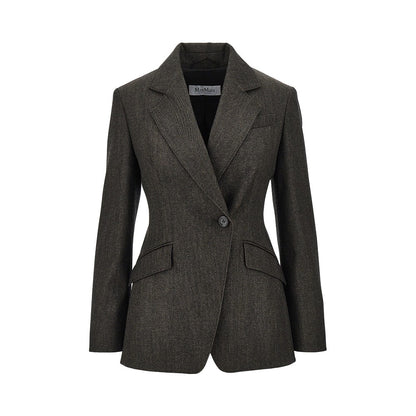 MAX MARA Virgin wool double-breasted jacket