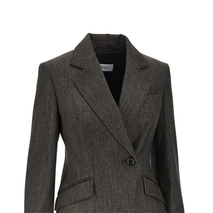 MAX MARA Virgin wool double-breasted jacket