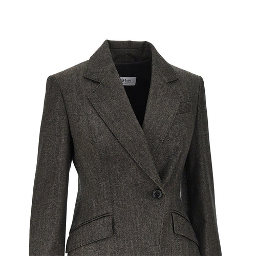 MAX MARA Virgin wool double-breasted jacket