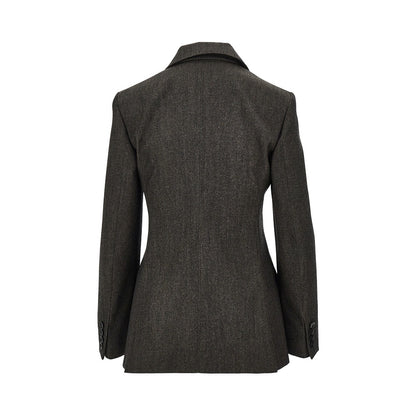 MAX MARA Virgin wool double-breasted jacket