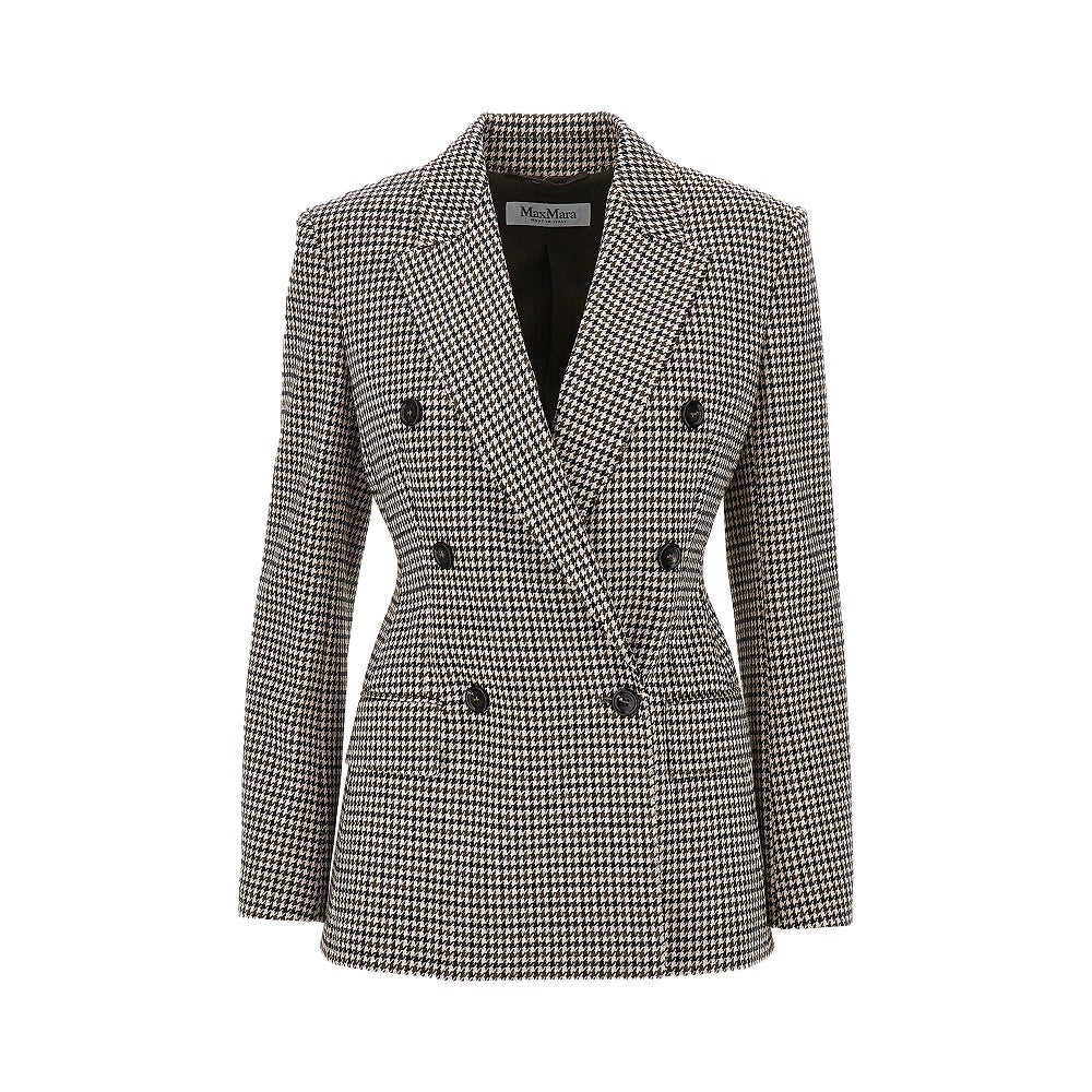MAX MARA Houndstooth double-breasted jacket