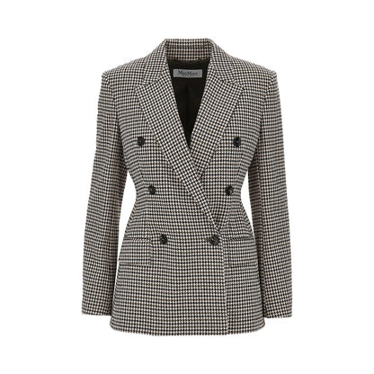MAX MARA Houndstooth double-breasted jacket