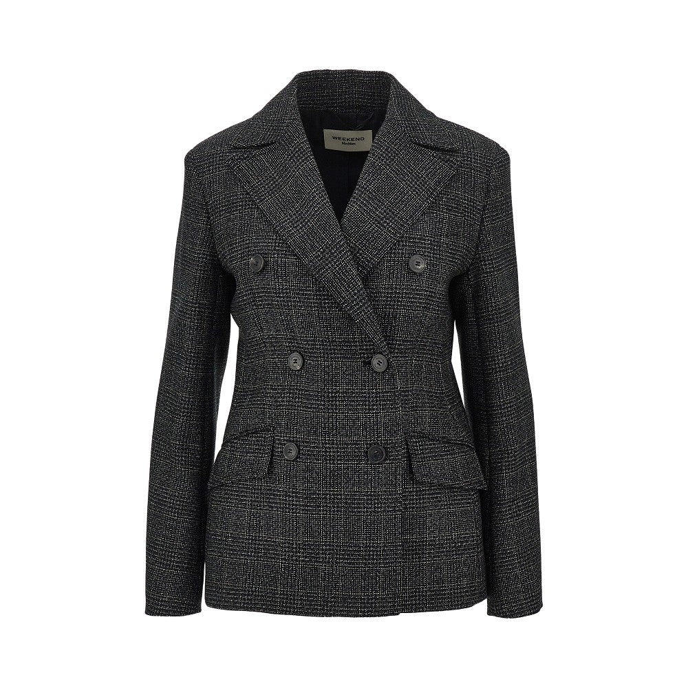 Weekend Max Mara Prince of Wales double-breasted jacket