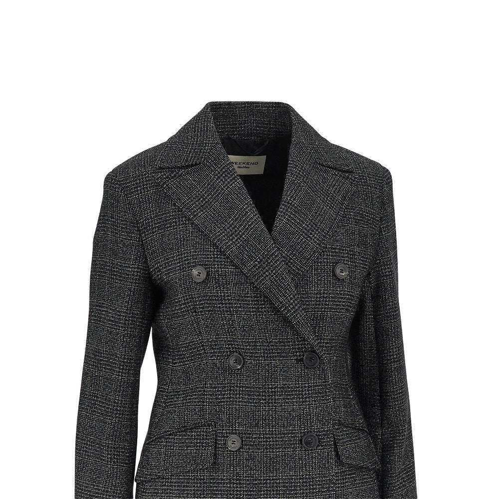 Weekend Max Mara Prince of Wales double-breasted jacket