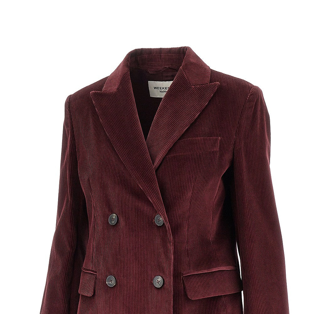 Weekend Max Mara Corduroy double-breasted jacket