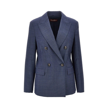Max Mara Studio Virgin wool double-breasted jacket
