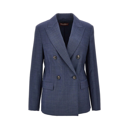 Max Mara Studio Virgin wool double-breasted jacket