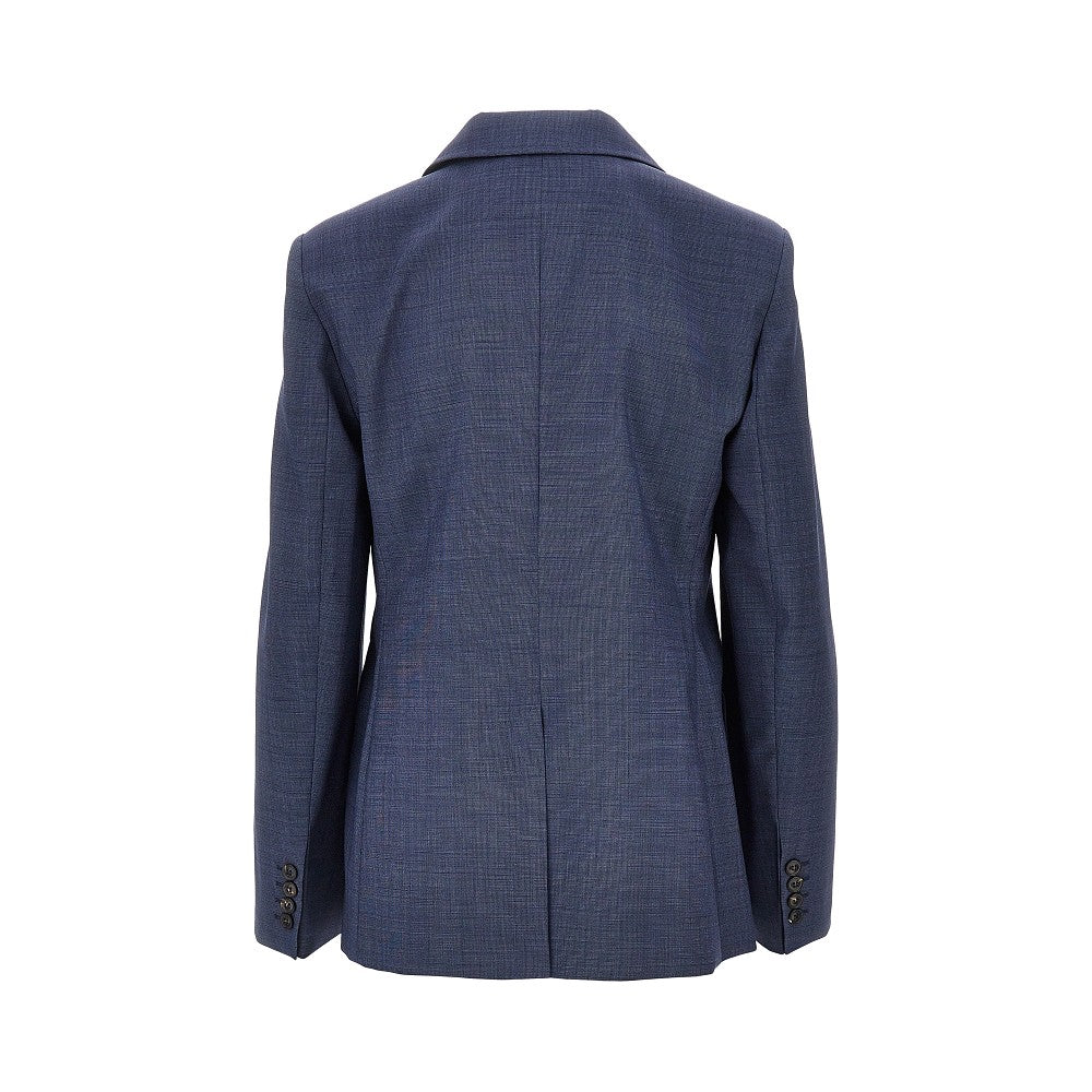 Max Mara Studio Virgin wool double-breasted jacket