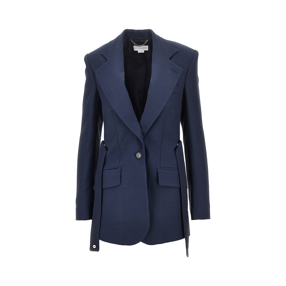 STELLA MCCARTNEY Single-breasted jacket with press-studs belt