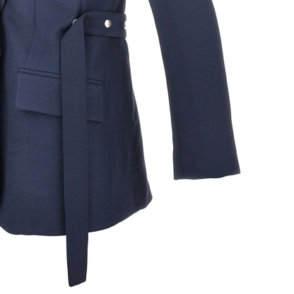 STELLA MCCARTNEY Single-breasted jacket with press-studs belt
