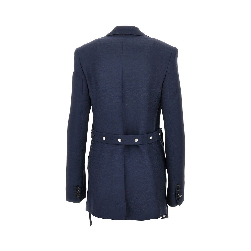 STELLA MCCARTNEY Single-breasted jacket with press-studs belt