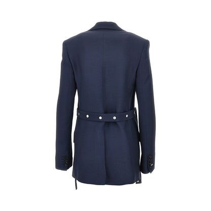STELLA MCCARTNEY Single-breasted jacket with press-studs belt