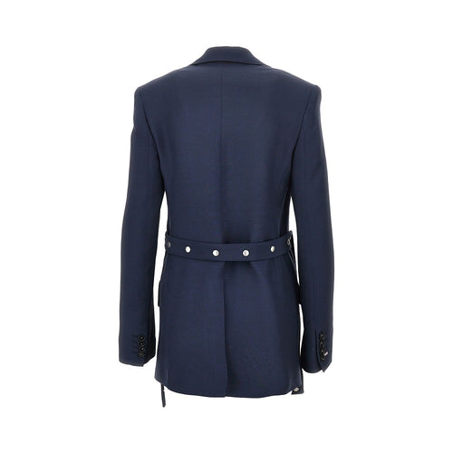 STELLA MCCARTNEY Single-breasted jacket with press-studs belt