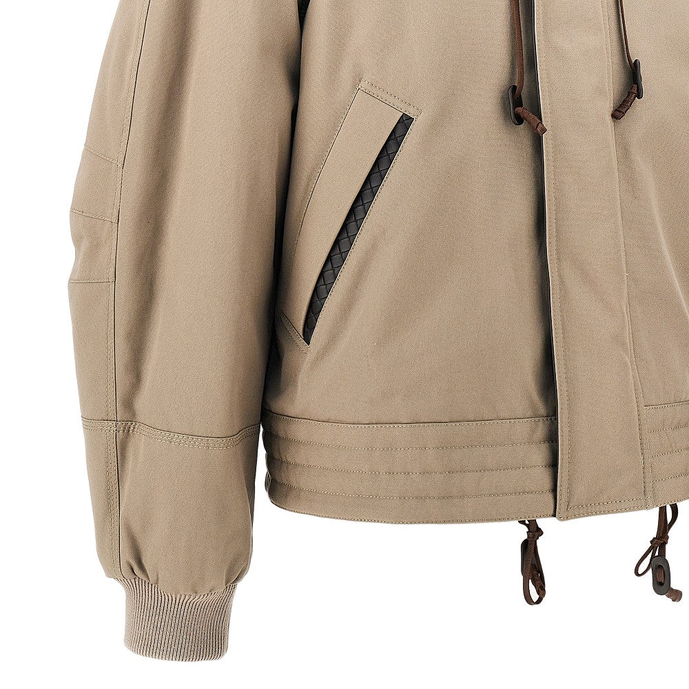 Bottega Veneta Padded cotton canvas blouson jacket