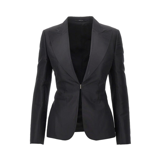 Gucci Silk faille jacket